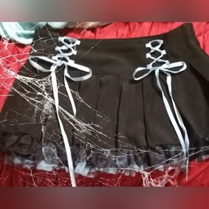 XL Black WIDOW Lolita Skirt